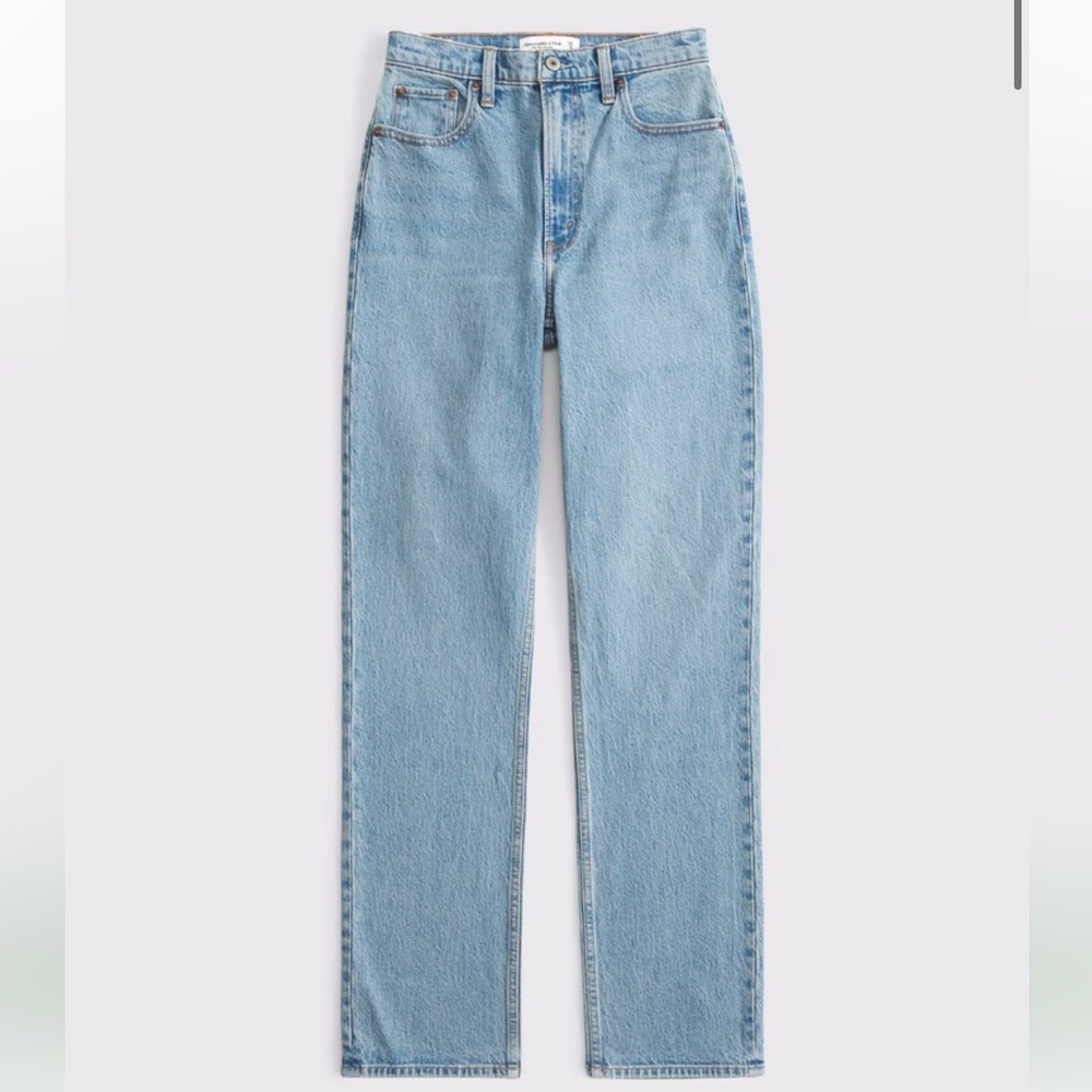 Abercrombie 90s Straight Ultra High Rise Jean